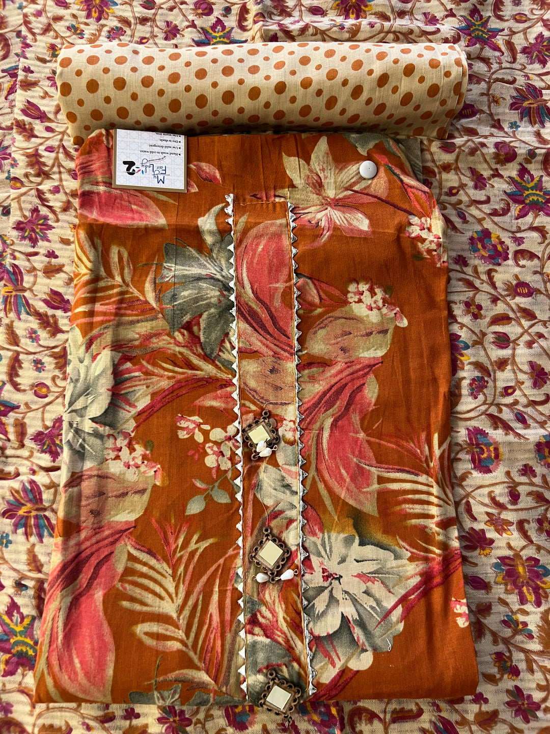 KUSHI DESIGNER UNSTITCHED DRESS MATERIAL-IKDD02