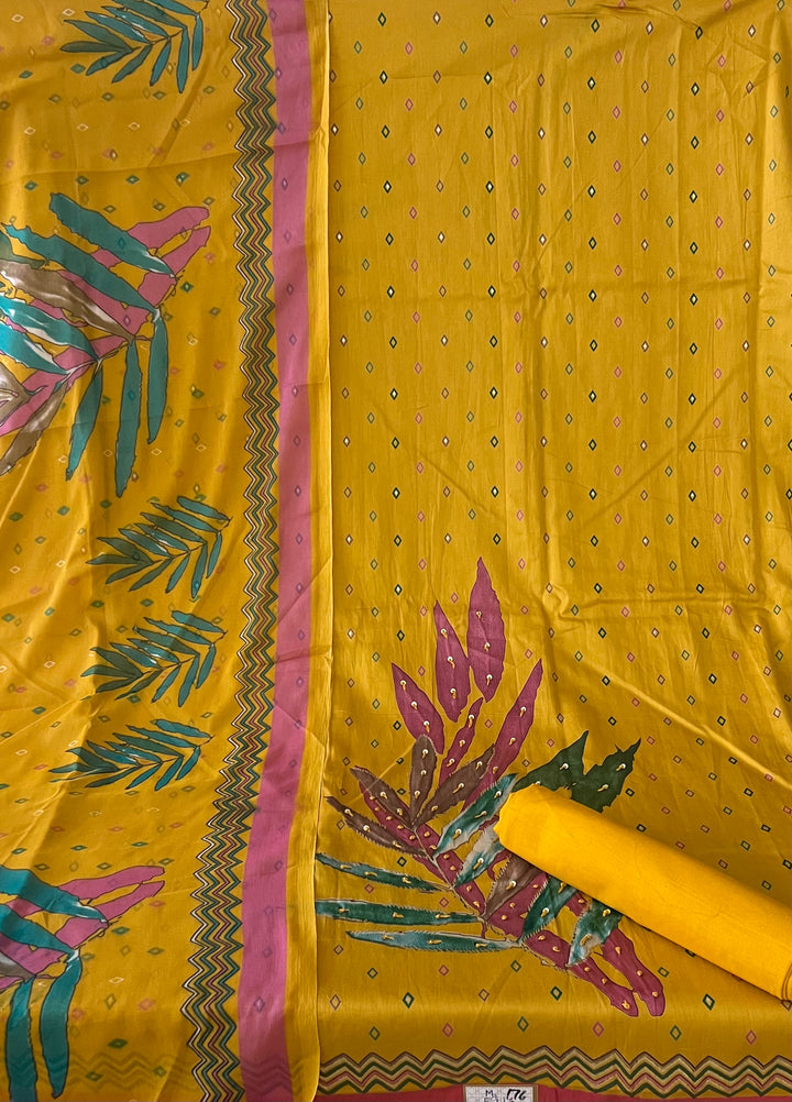 DESIGNER UNSTICHED DRESS (COTTON) - BTH176/1