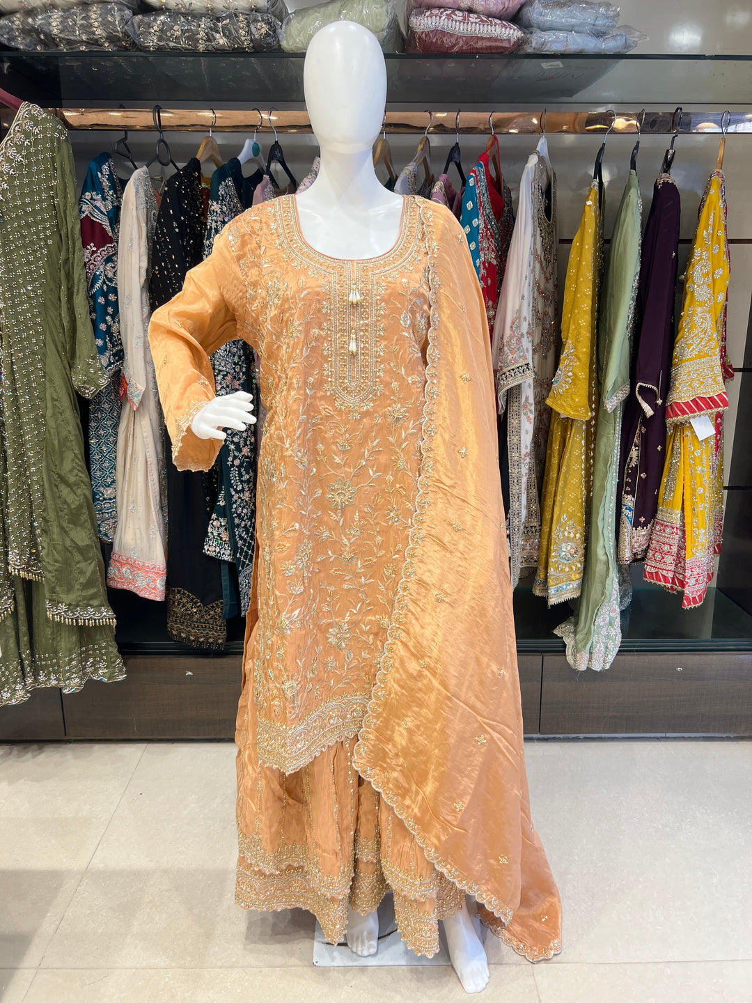 ZARI WORK DESIGNER SUIT - IKDS01