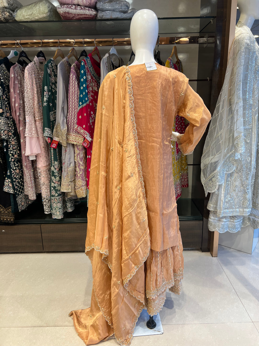 ZARI WORK DESIGNER SUIT - IKDS01