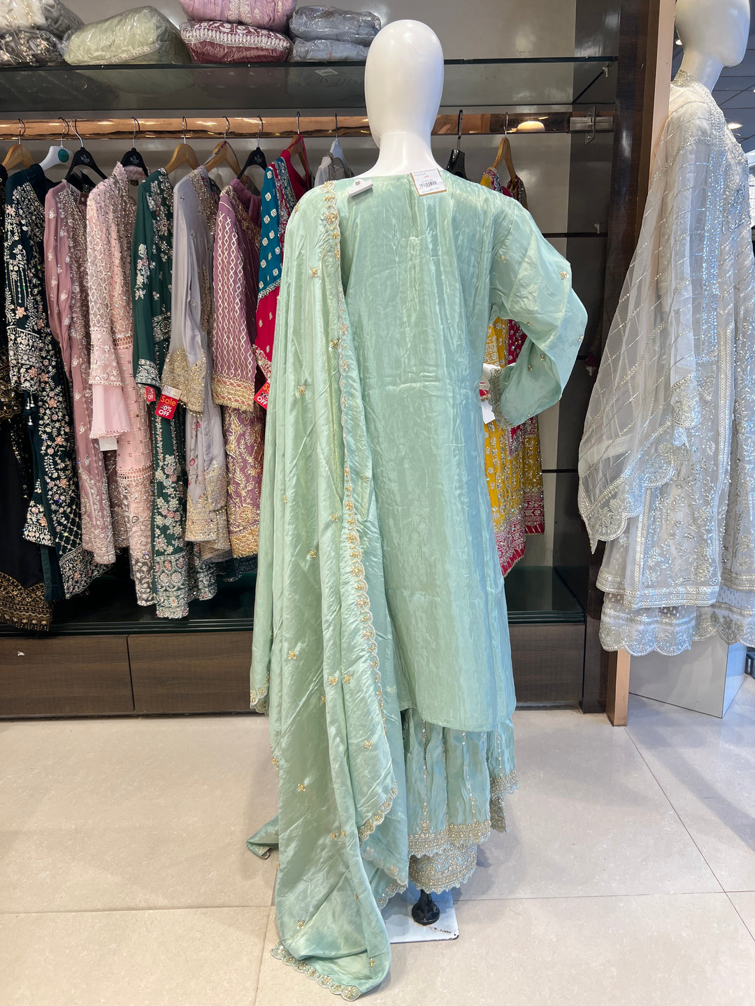 ZARI WORK DESIGNER SUIT - IKDS01