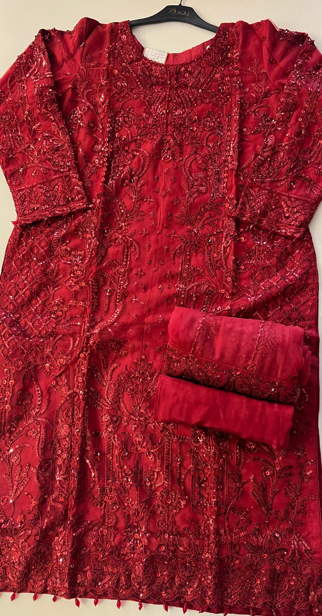 PAKISTANI HANDWORK DESIGNER SUIT - TMF01