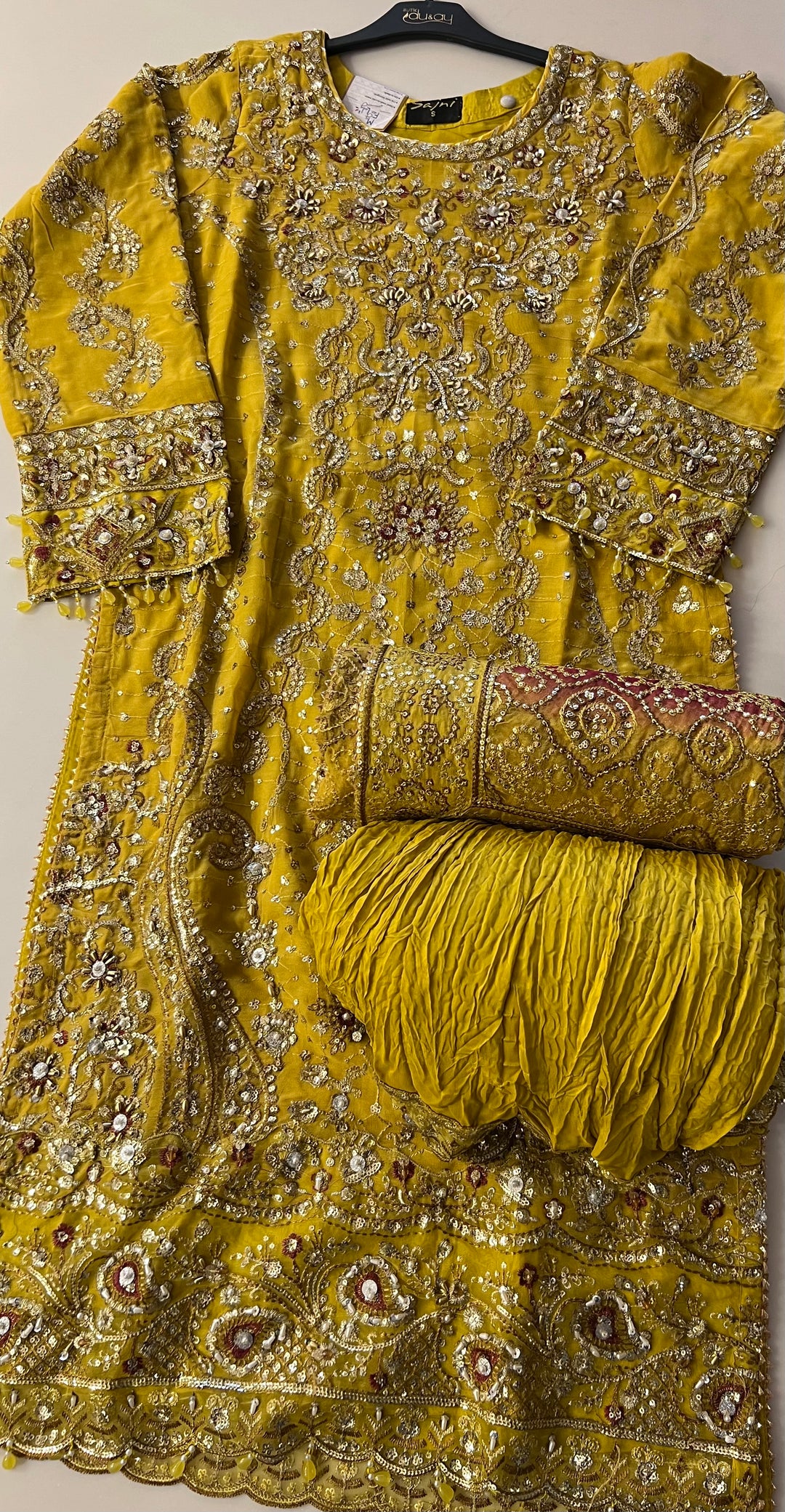 PAKISTANI HANDWORK DESIGNER SUIT - TMF01