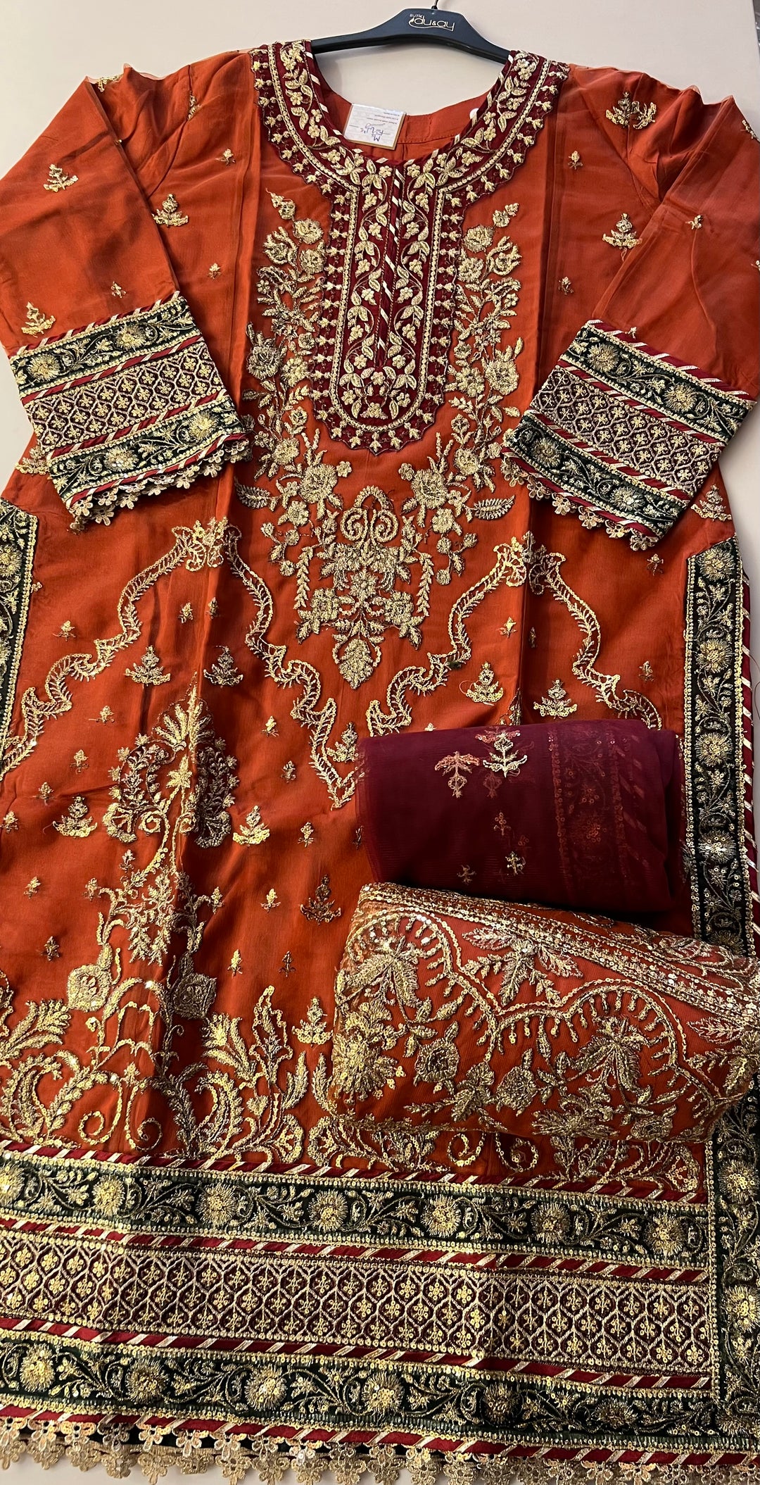 PAKISTANI HANDWORK DESIGNER SUIT - TMF01