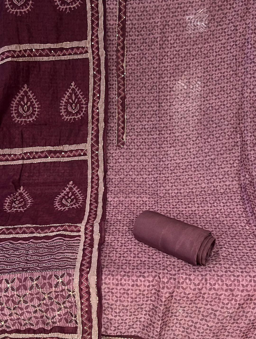 UNSTICHED  DESIGNER SUIT - BTF65/