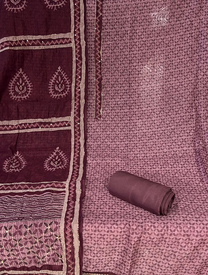 UNSTICHED  DESIGNER SUIT - BTF65/