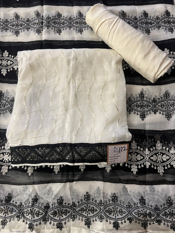 UNSTICHED  DESIGNER SUIT - BTH172/11