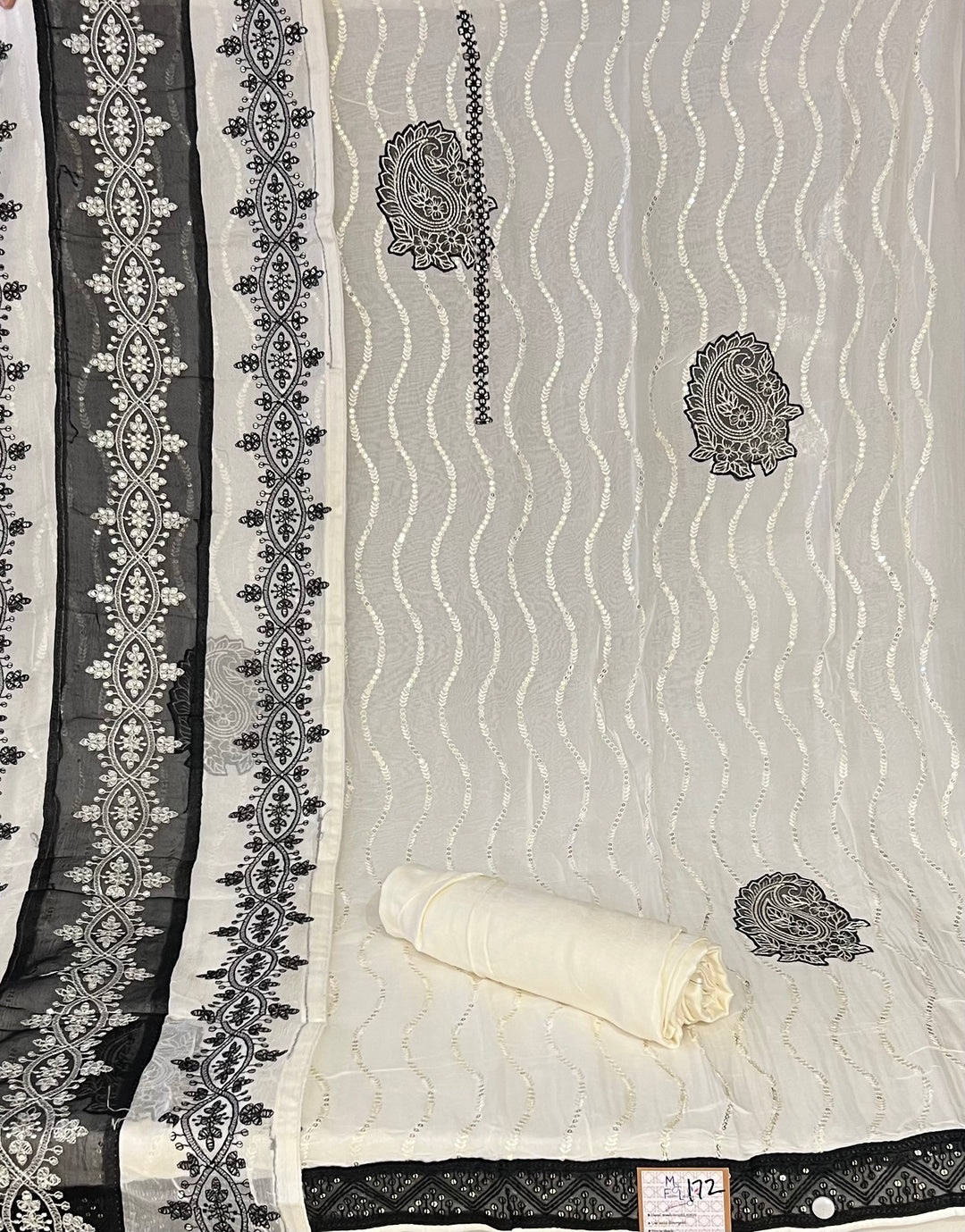 UNSTICHED  DESIGNER SUIT - BTH172/11