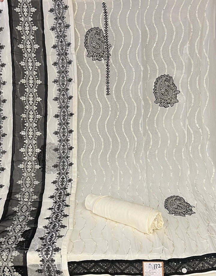 UNSTICHED  DESIGNER SUIT - BTH172/11