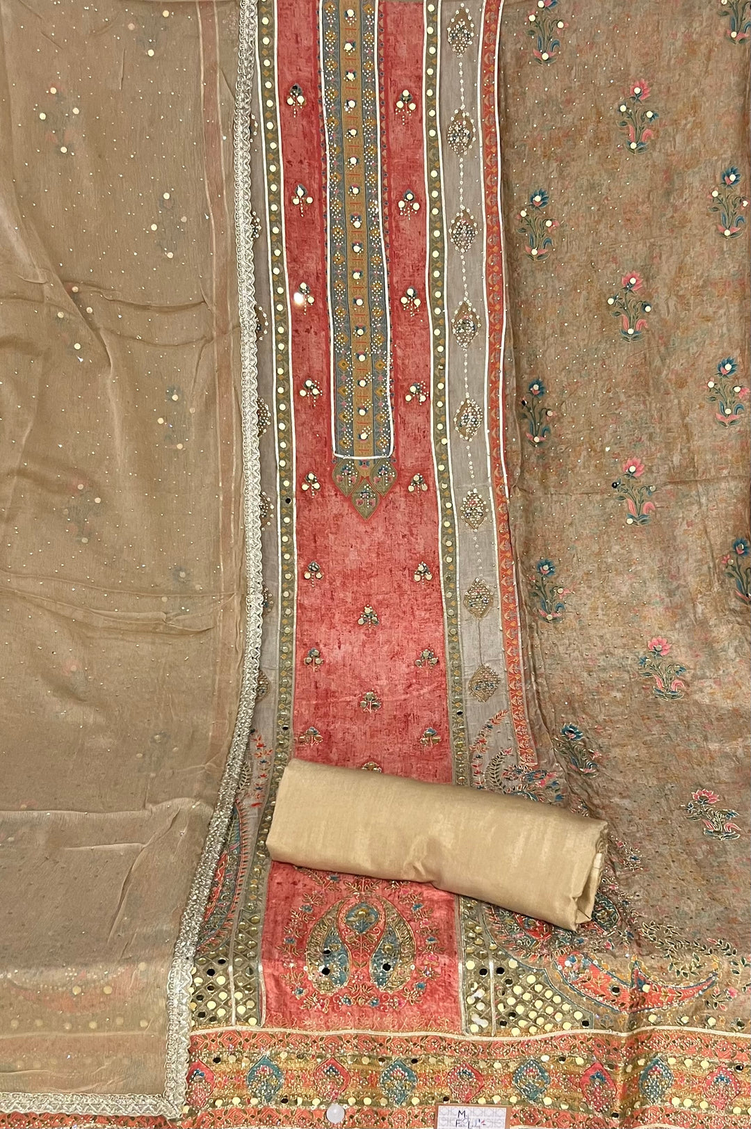 UNSTICHED  DESIGNER SUIT - BTFZ75/12