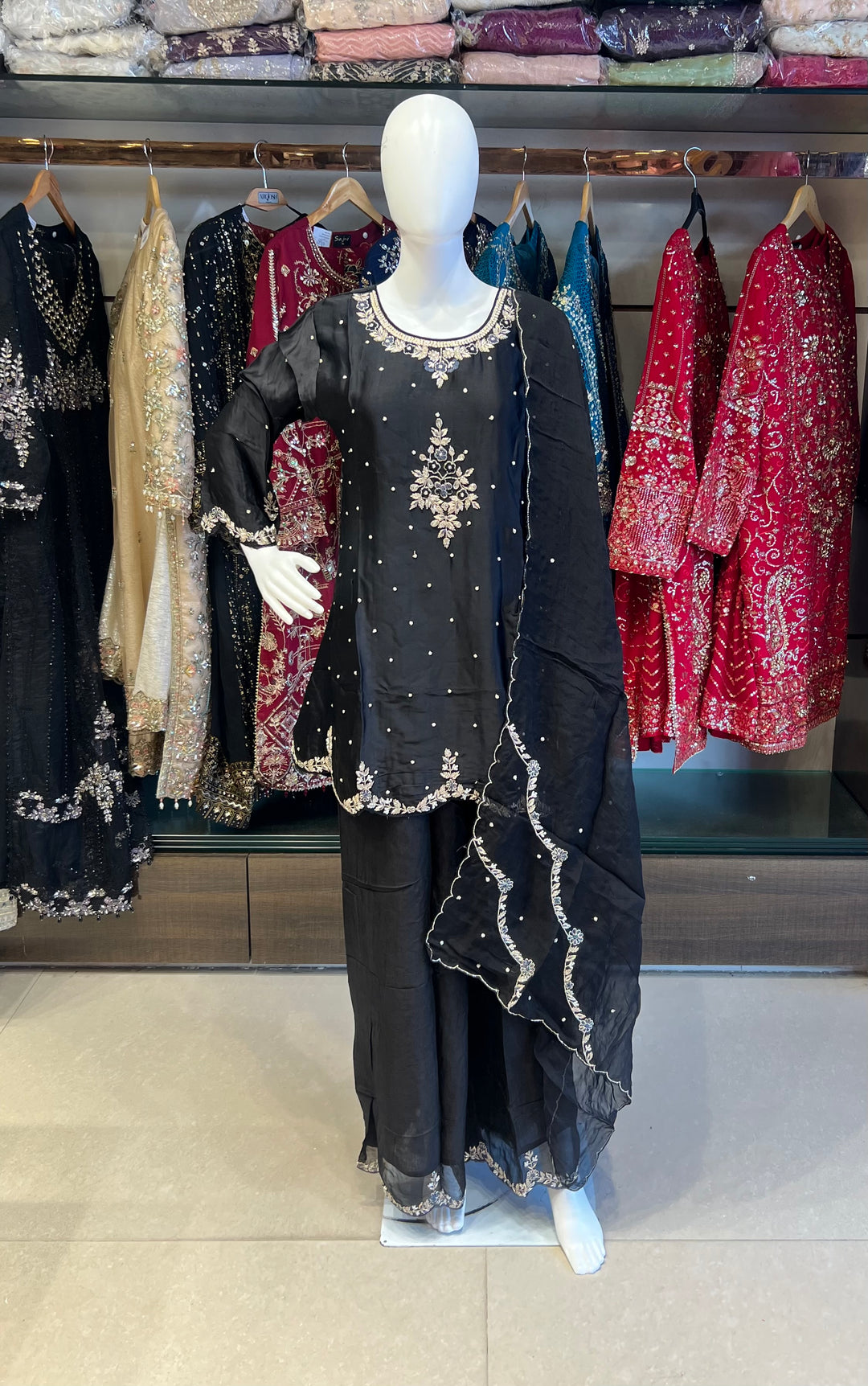 ZARI  WORK DESIGNER SUIT - MDFA11