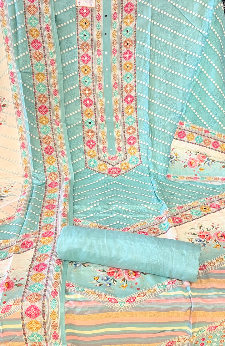 SOFT PURE MUSLEEN DRESS METERIAL - IKFDK02