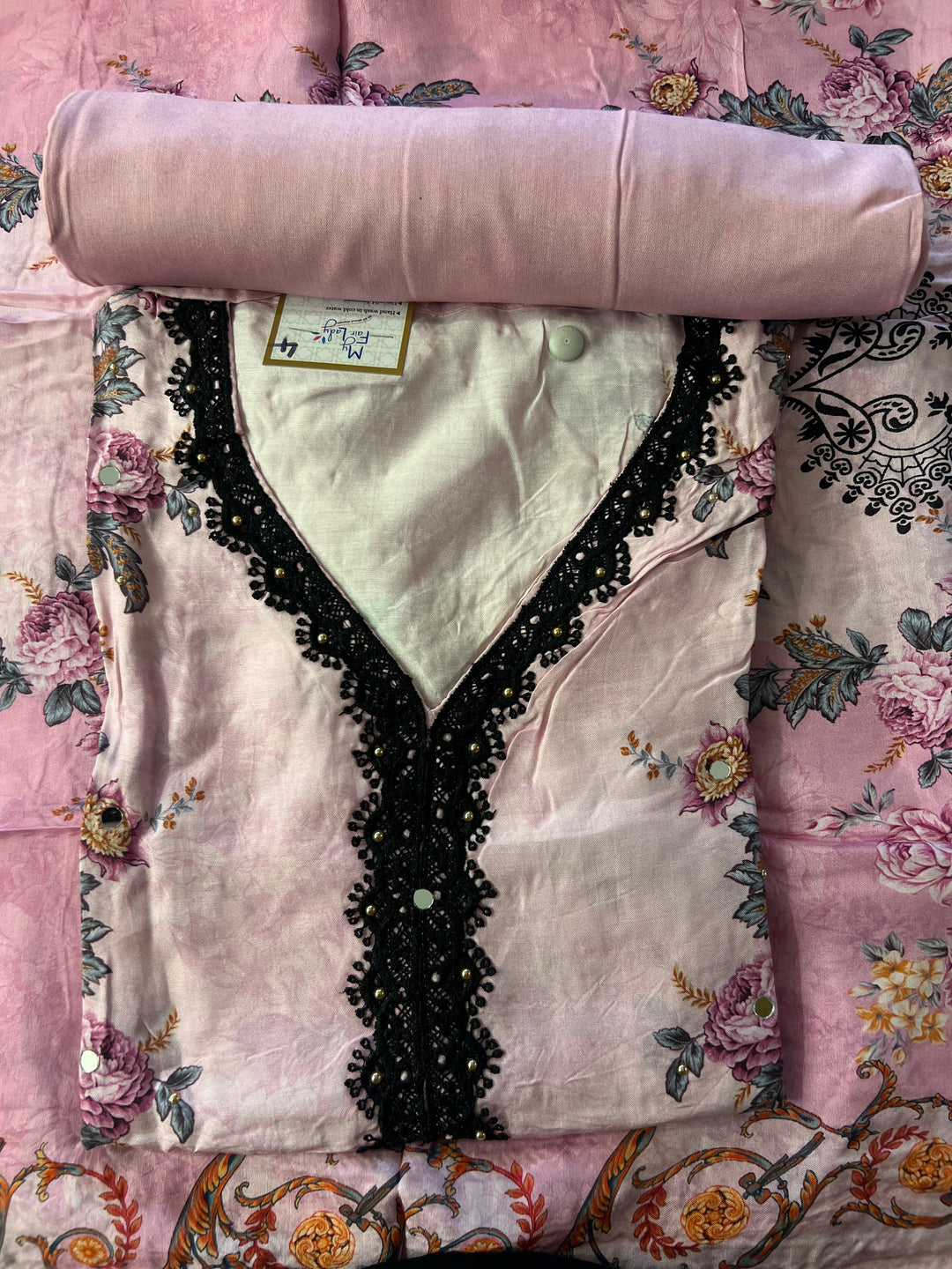 PURE MUSLEEN SOFT DRESS METERIAL - IKFDK04