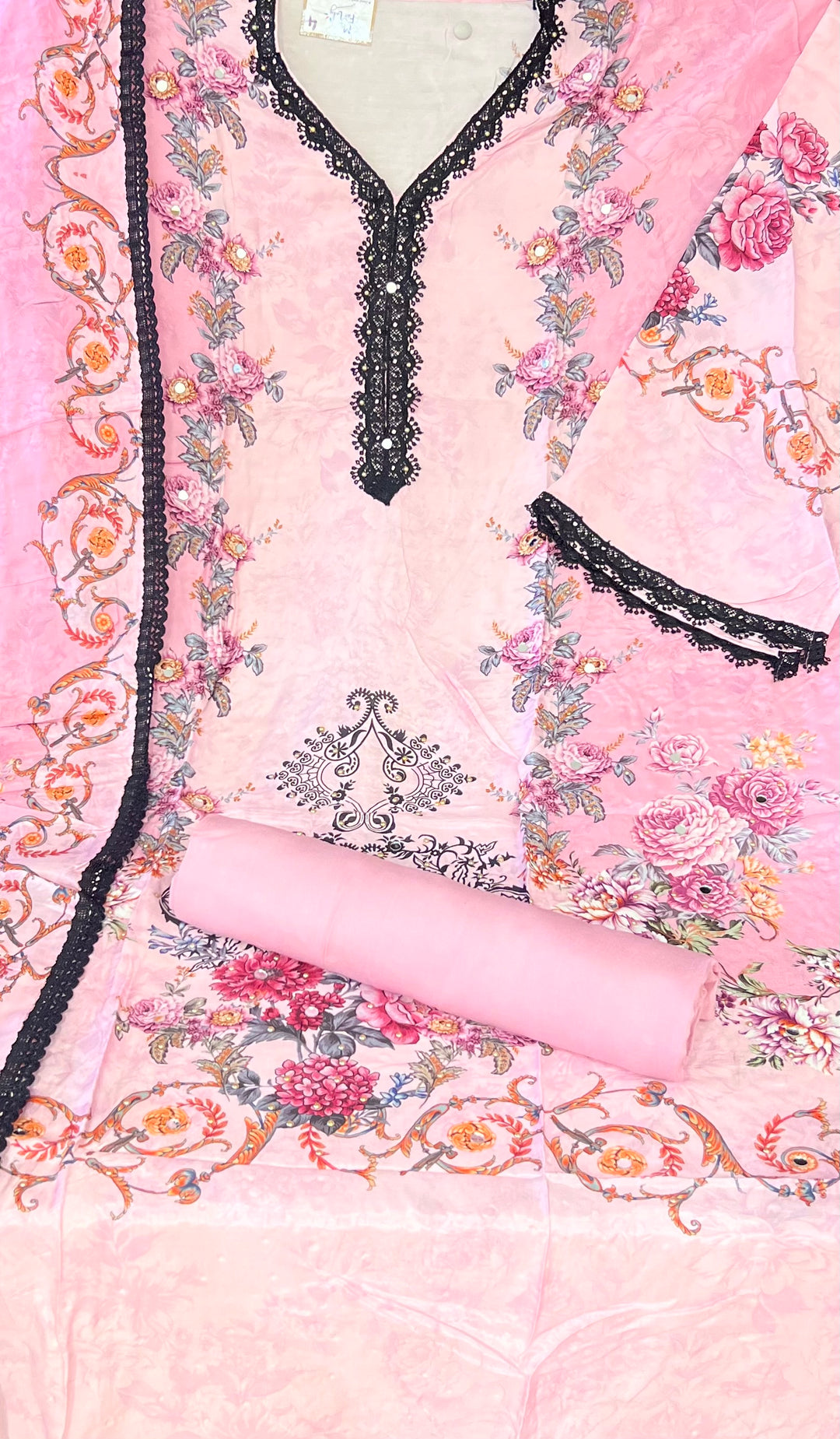 PURE MUSLEEN SOFT DRESS METERIAL - IKFDK04