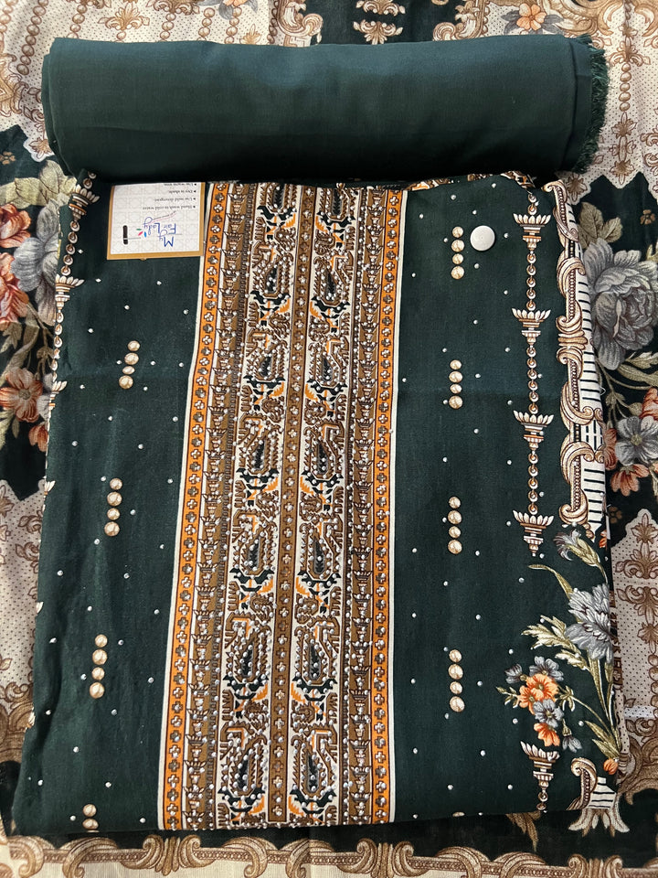 KASHMIRI DESIGNER UNSTITCHED DRESS MATERIAL-IKDD01
