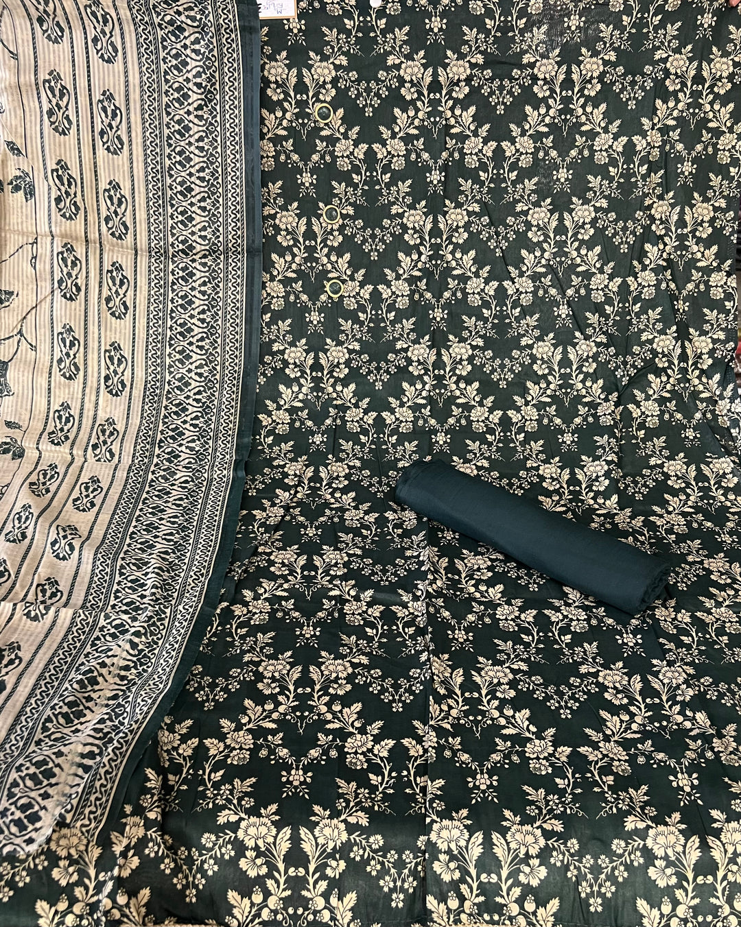 DESIGNER UNSTITCHED DRESS MATERIAL-IKDD03