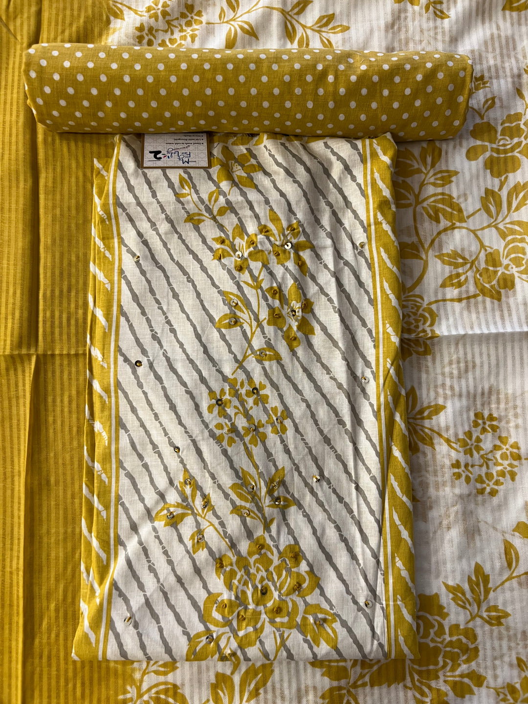 DESIGNER UNSTITCHED DRESS MATERIAL-IKDD02