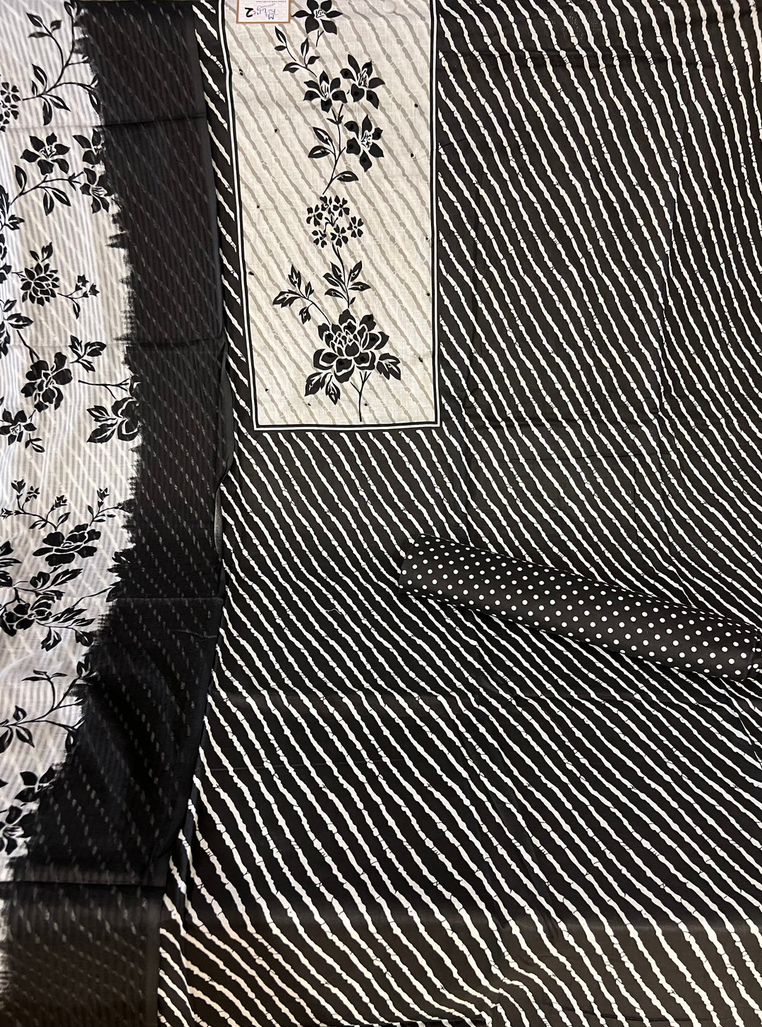 DESIGNER UNSTITCHED DRESS MATERIAL-IKDD02