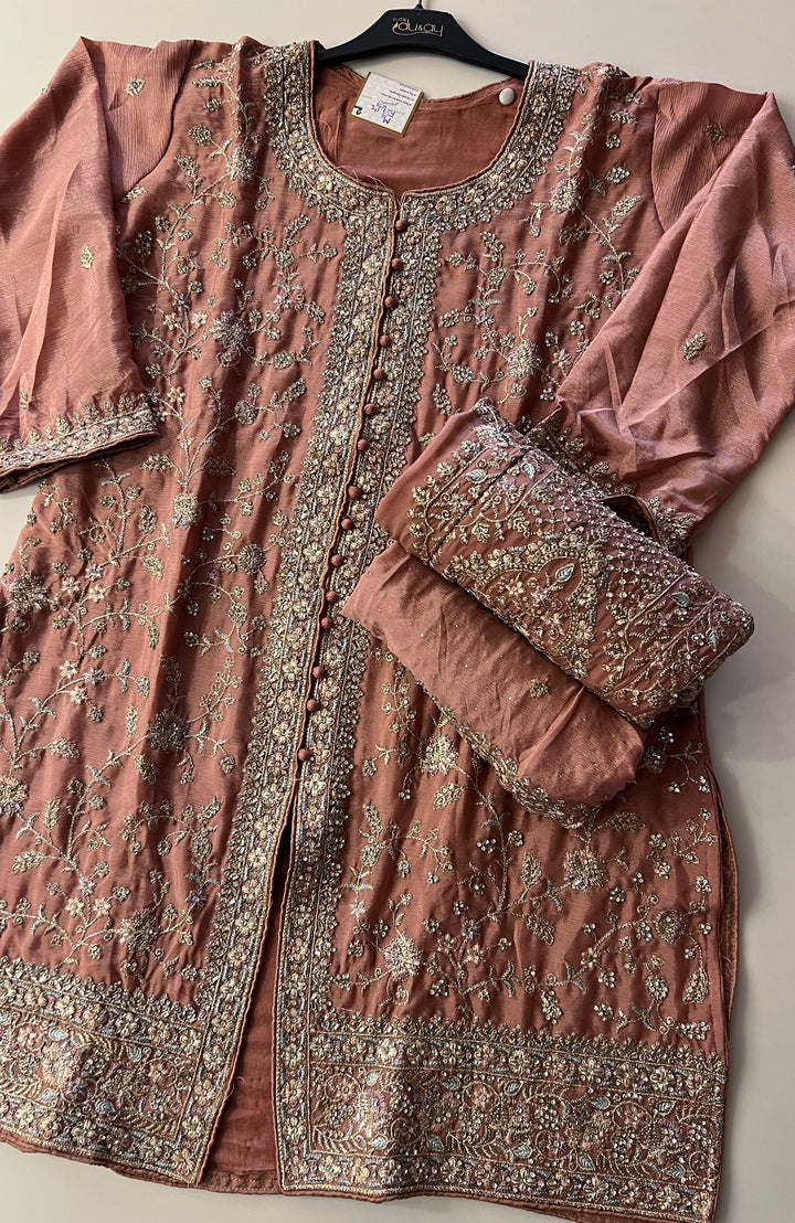 HAND WORK DESIGNER SUIT - MZS02