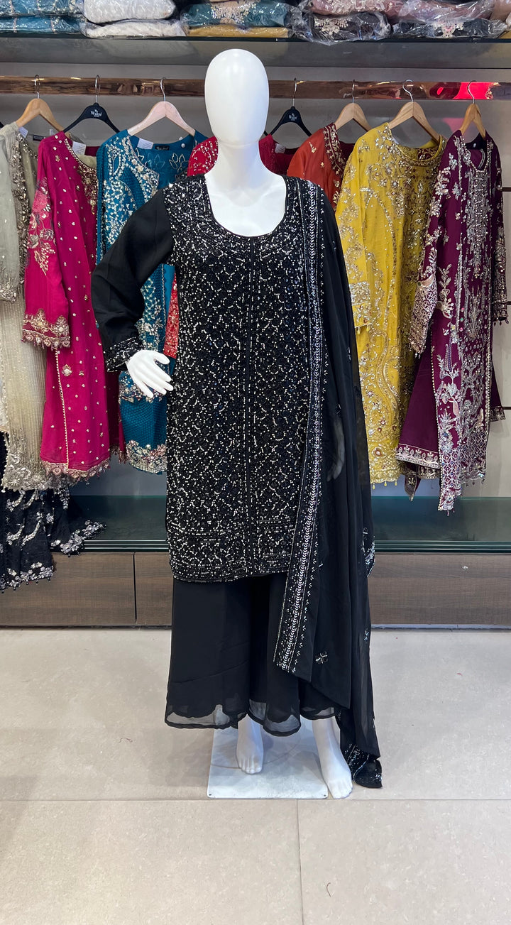 STONE WORK DESIGNER SUIT - IKFQU01