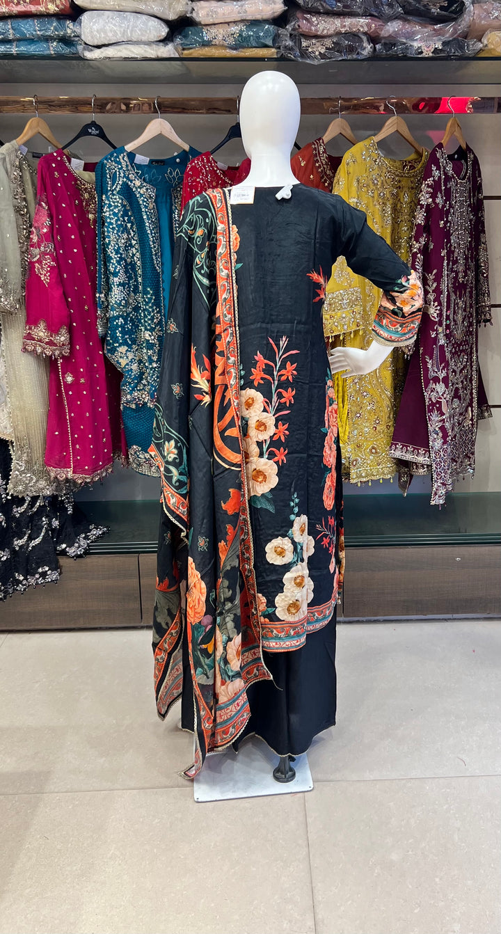 PURE MUSLEEN WORK DESIGNER SUIT (3XL) - IKFQU12