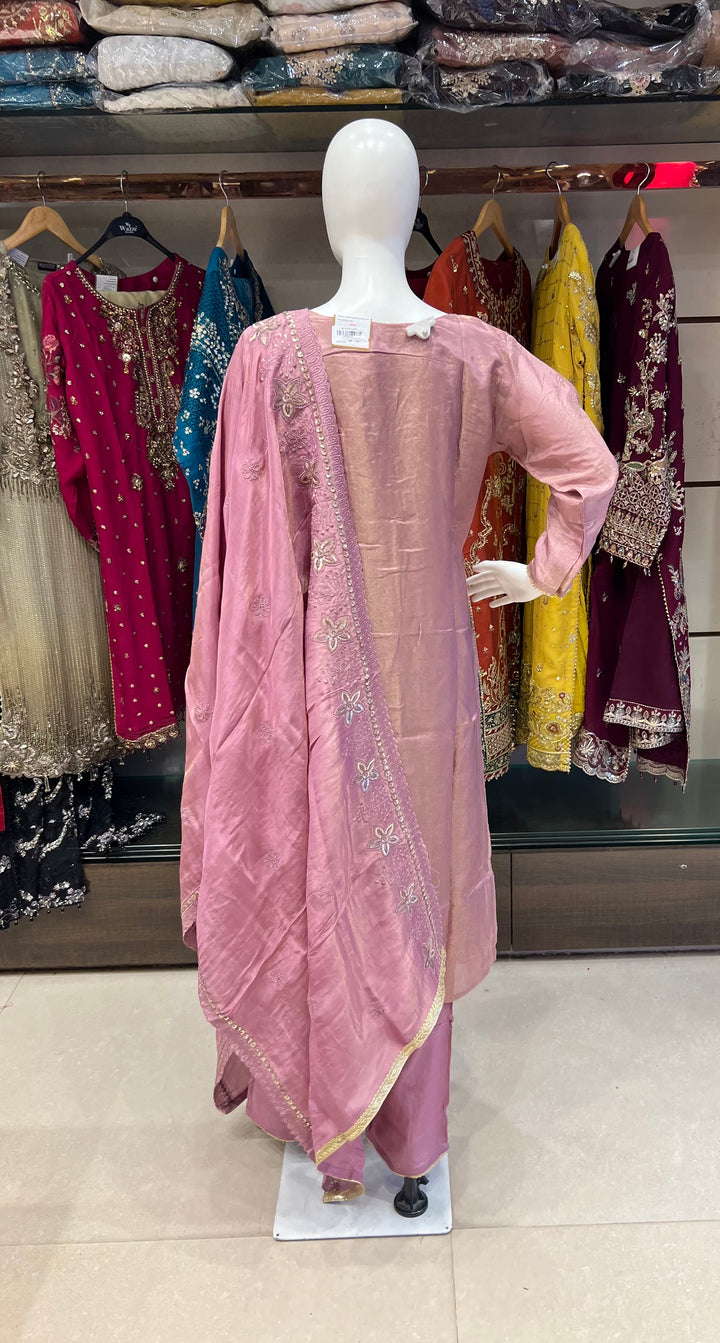 EMBROIDERY  WORK DESIGNER SUIT (3XL) - IKFQU05