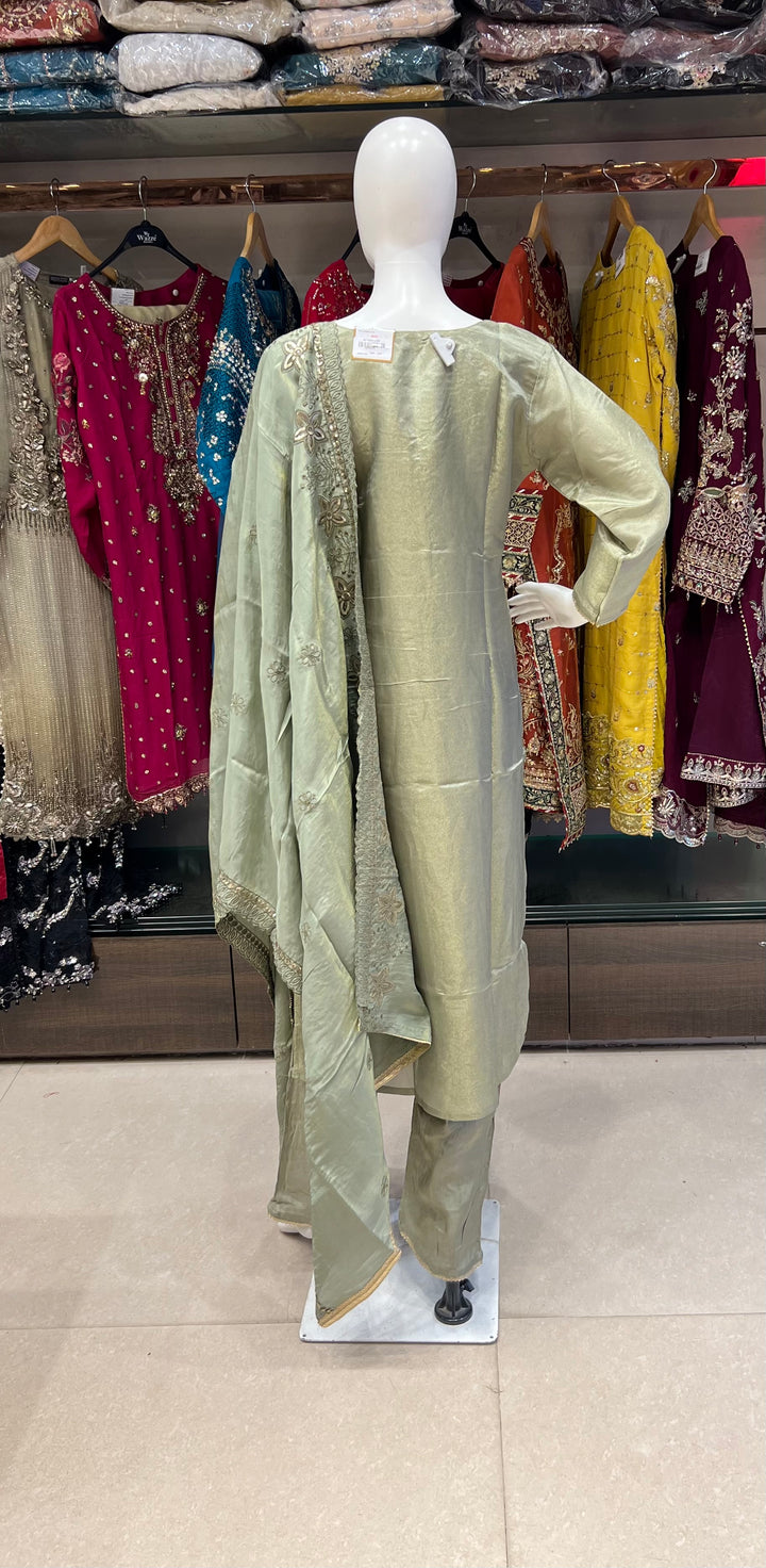EMBROIDERY  WORK DESIGNER SUIT (3XL) - IKFQU07
