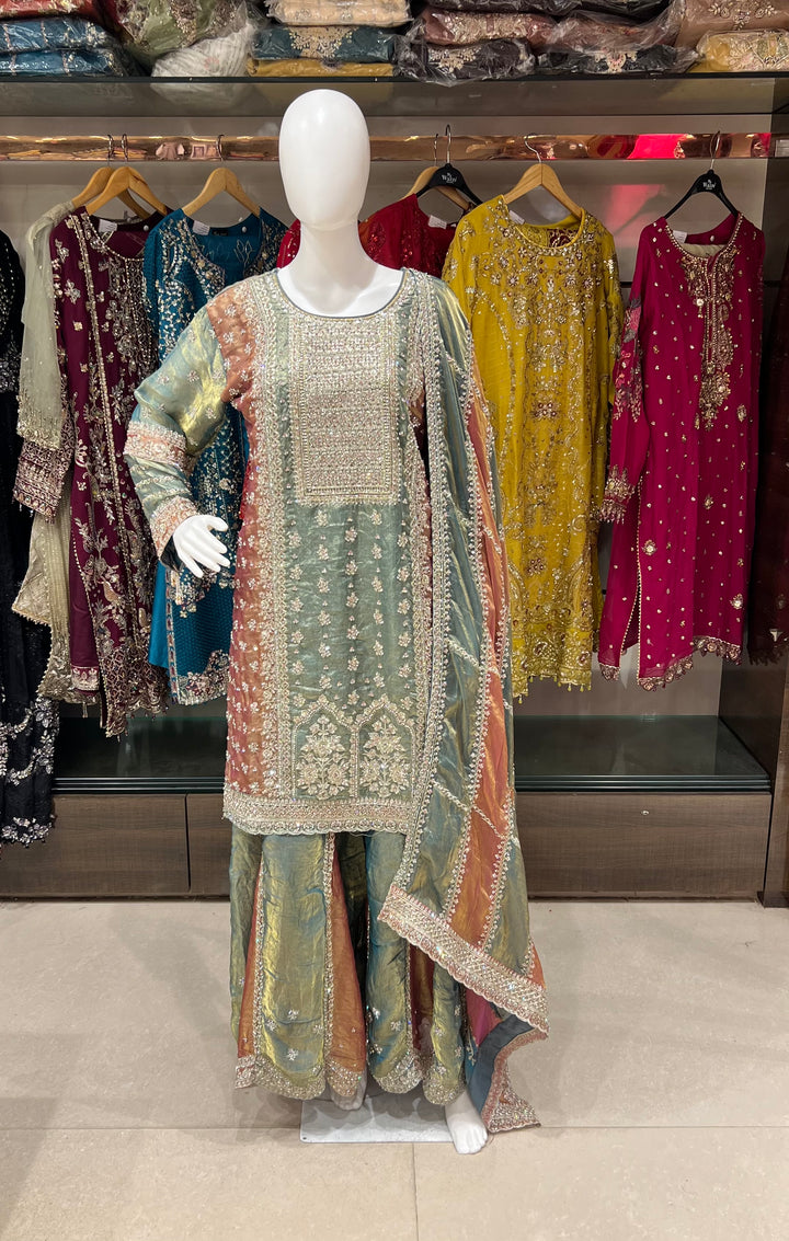 ZARI  WORK DESIGNER SUIT - IKFQT04