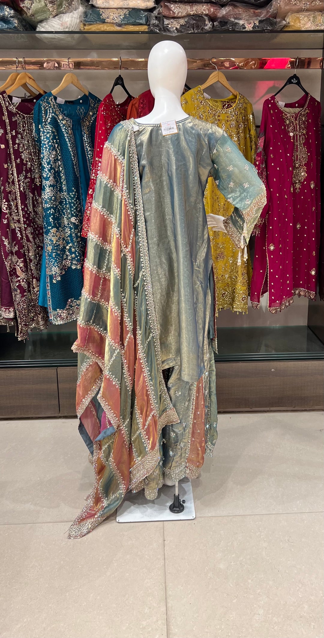 ZARI  WORK DESIGNER SUIT - IKFQT04