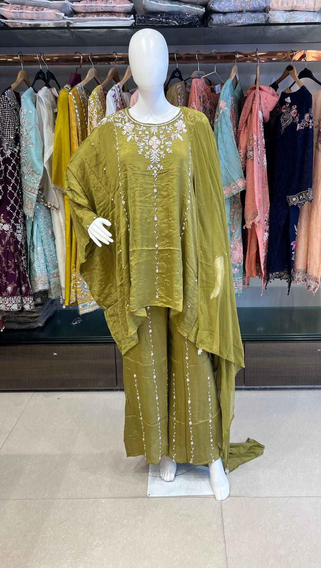 ZAHRA LUXURY KAFTAN ELEGANT EID OUTFIT - KASH13