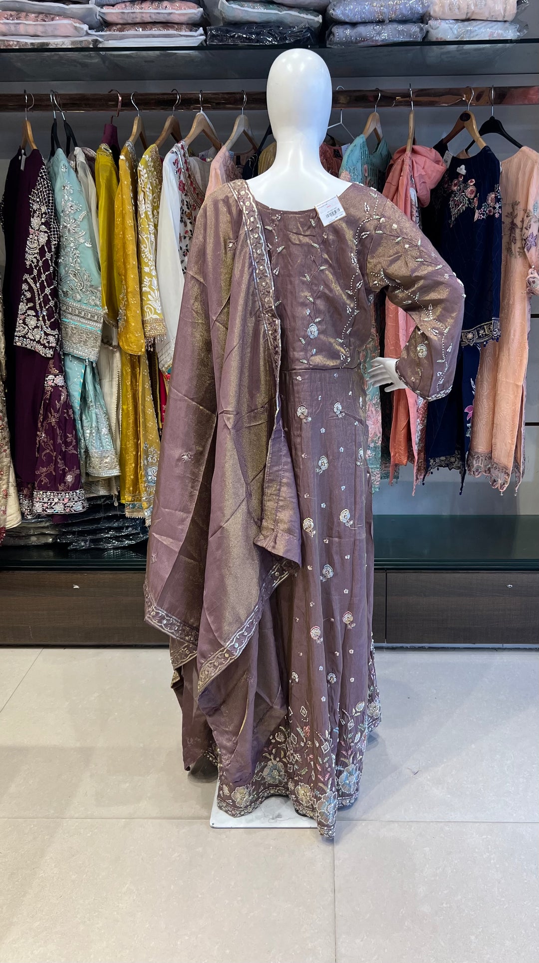 MAHIRA EMBELLISHED DESIGNER PARTY WEAR OUTFIT - KASH07