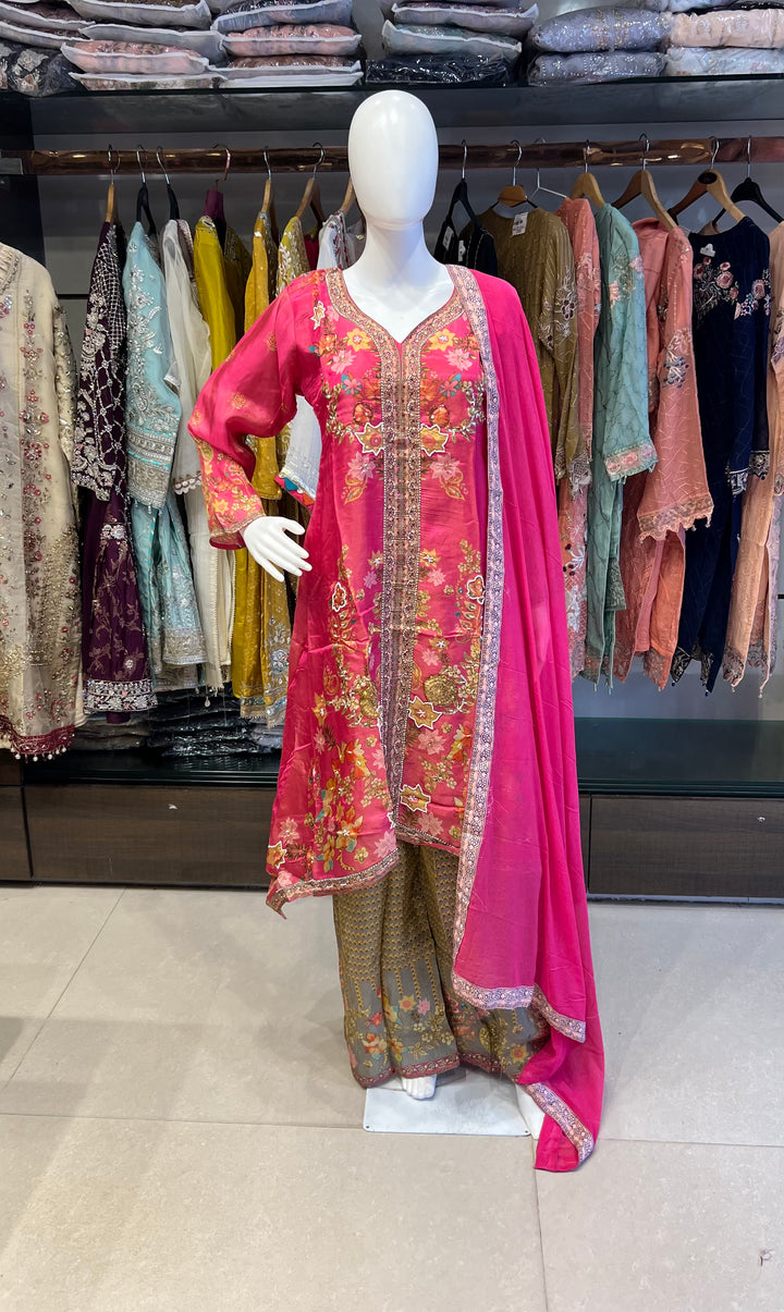 ZOYA PREMIUM OCCASION WEAR DESIGNER SUIT - KASH18