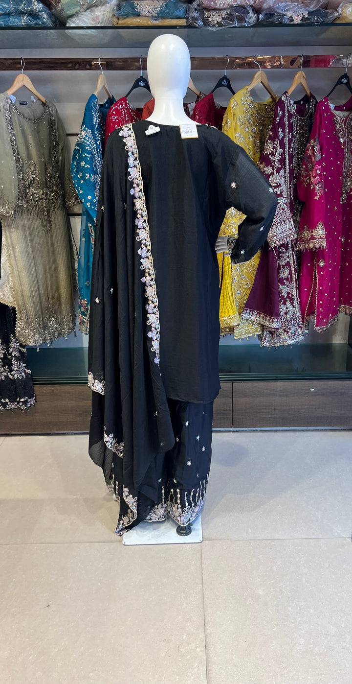 ZARI WORK DESIGNER SUIT  - IKFQE04