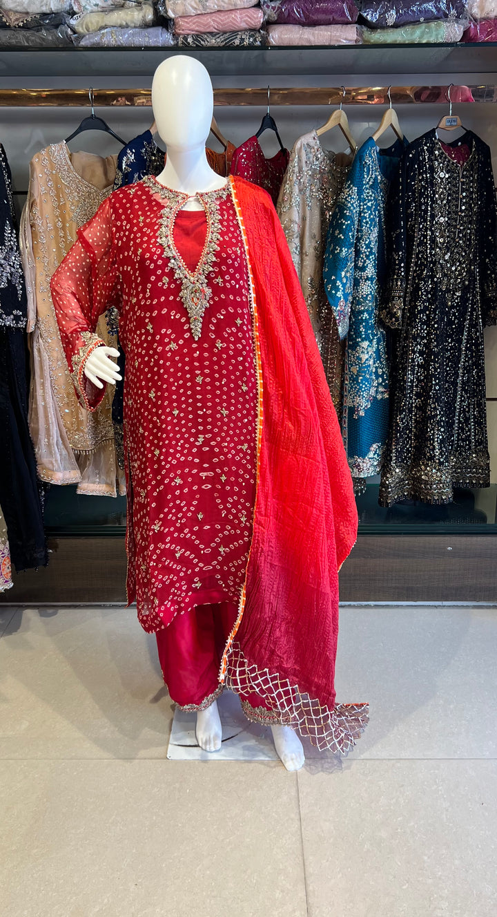 PAKISTANI KHUDABAKSH DESIGNER SUIT - MTR02