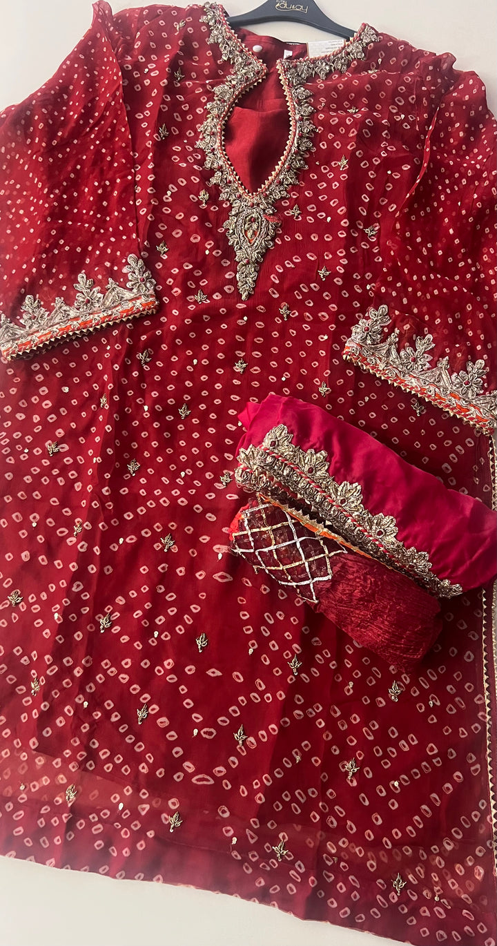 PAKISTANI KHUDABAKSH DESIGNER SUIT - MTR02