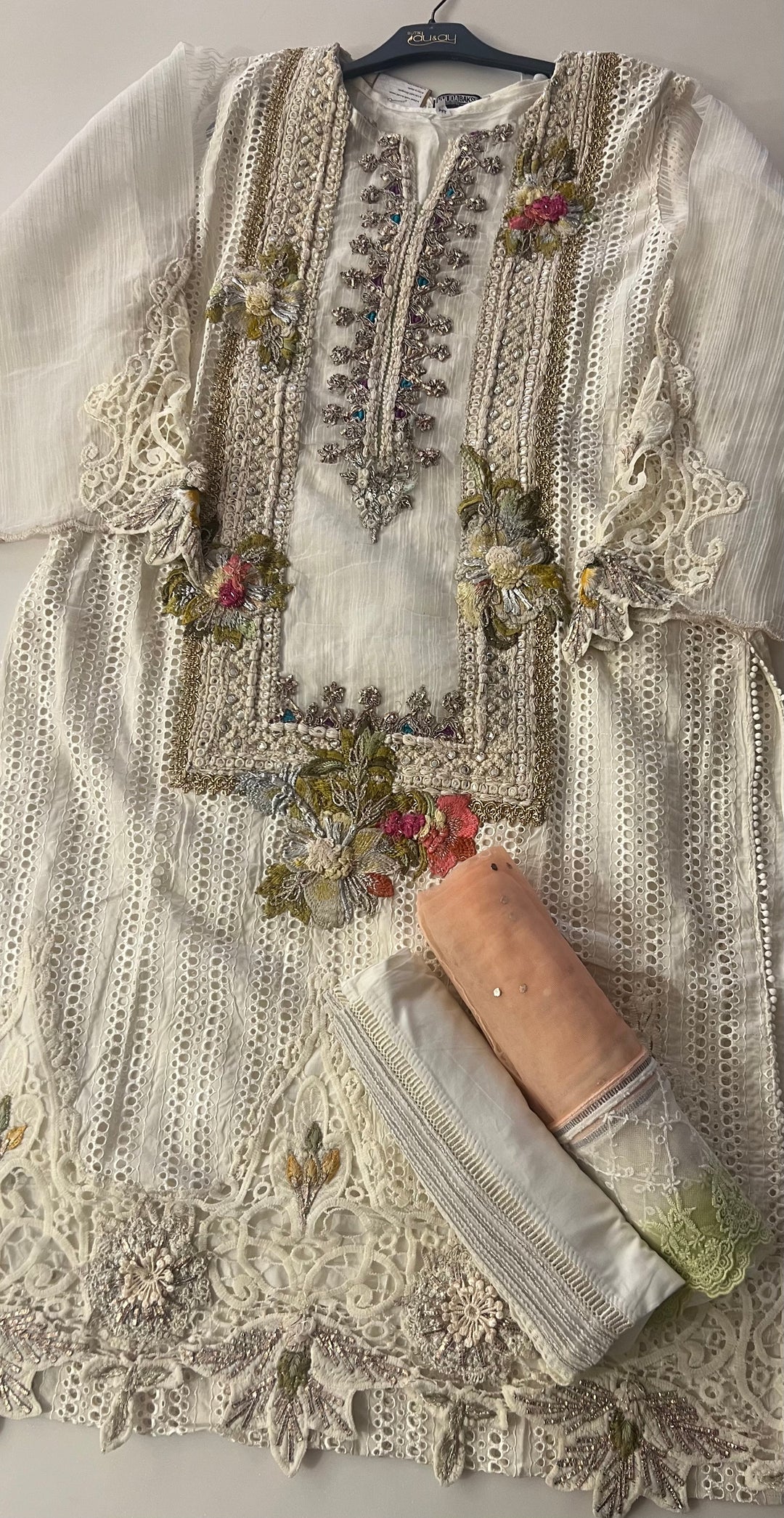 PAKISTANI KHUDABAKSH DESIGNER SUIT - MTR01