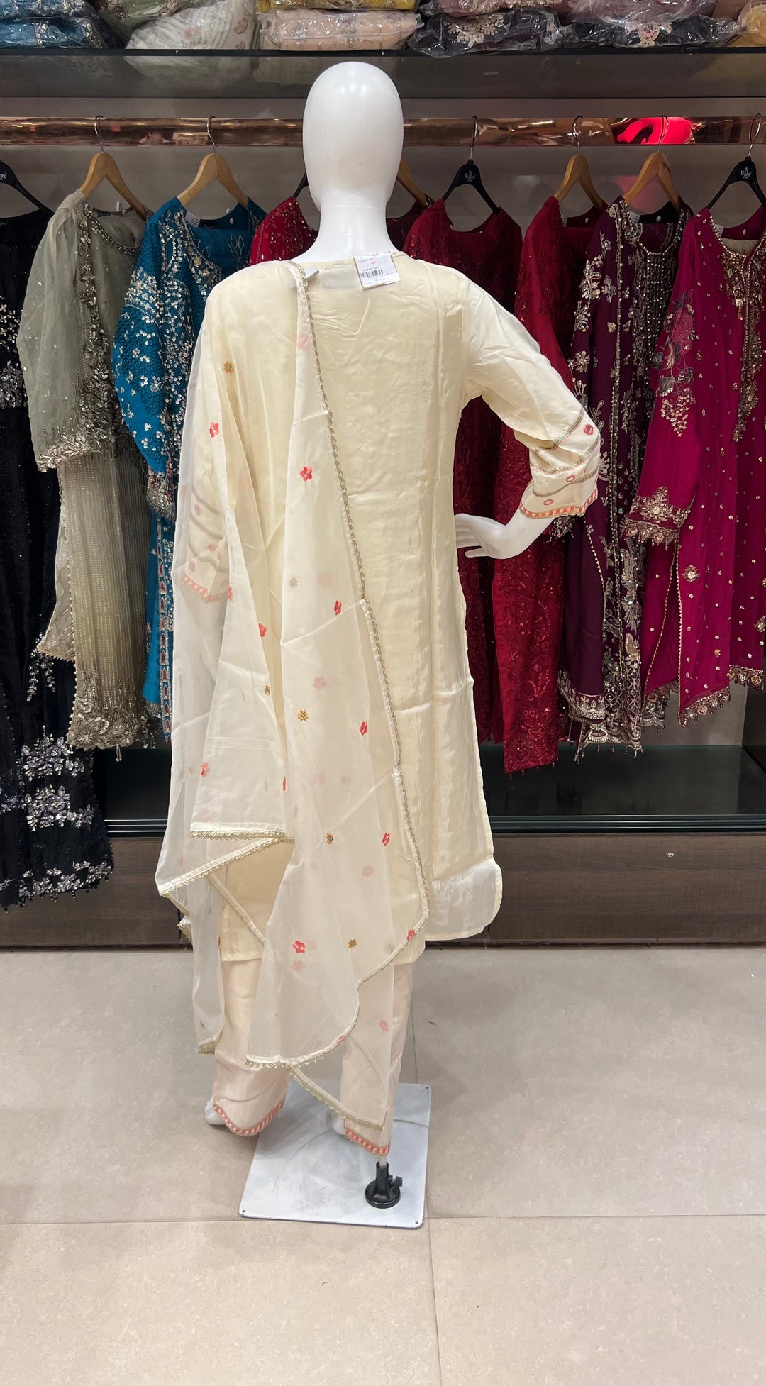 EMBROIDERI AND PRINTED WORK DESIGNER SUIT - MDFY27