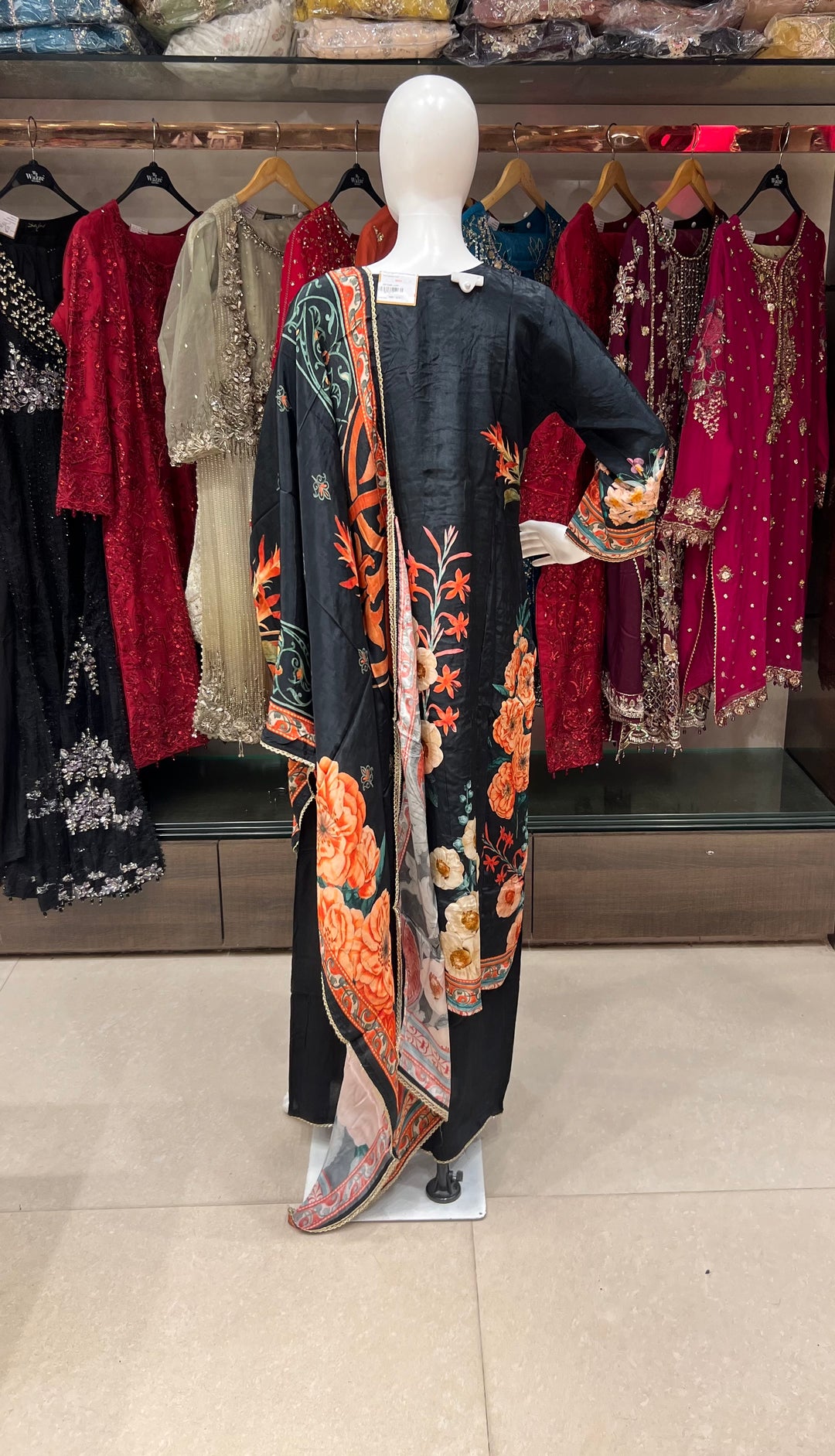 PRINTED WORK DESIGNER SUIT - IKFQU12