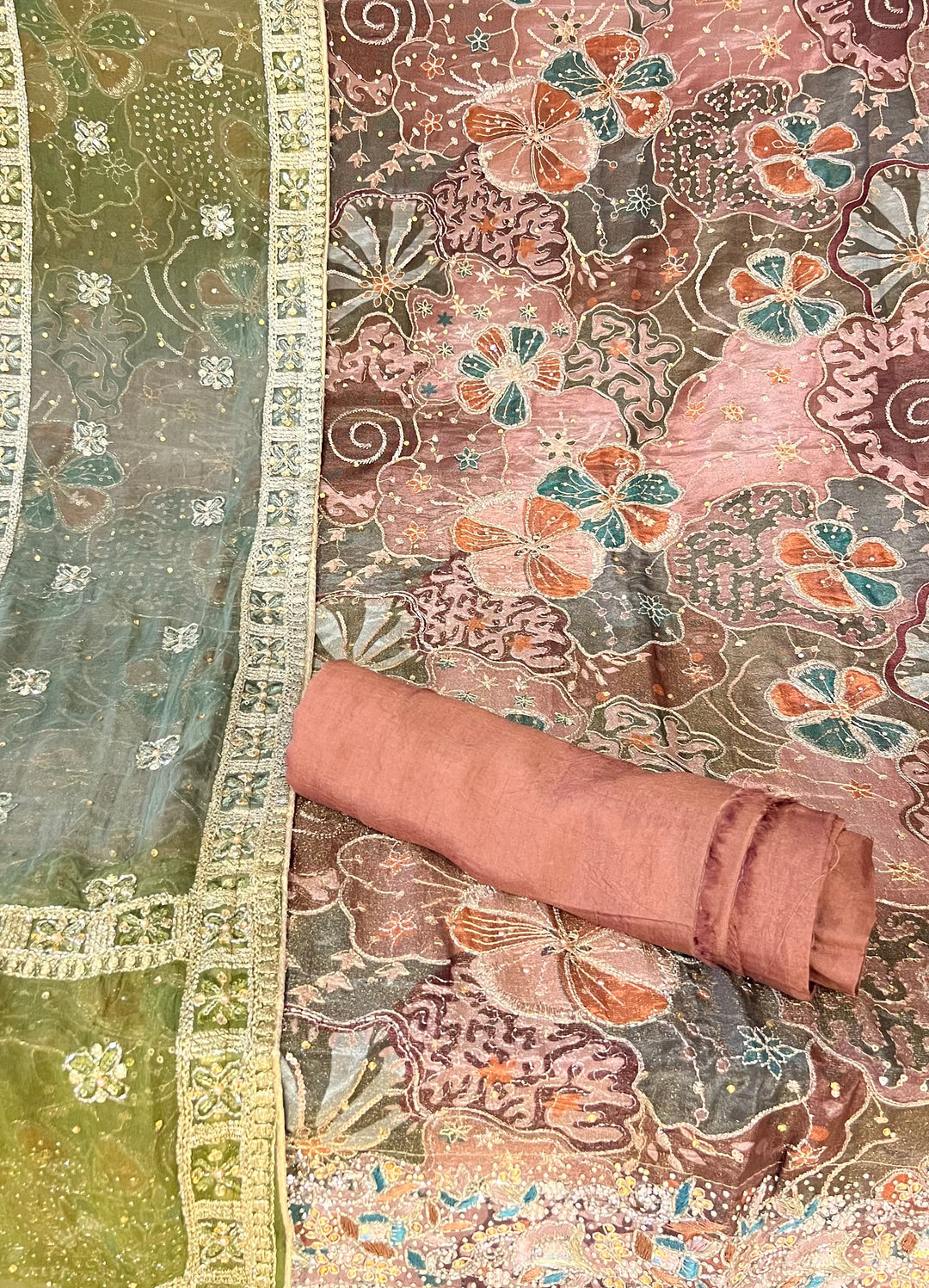 DESIGNER UNSTITCHED DRESS MATERIAL-MAMT01