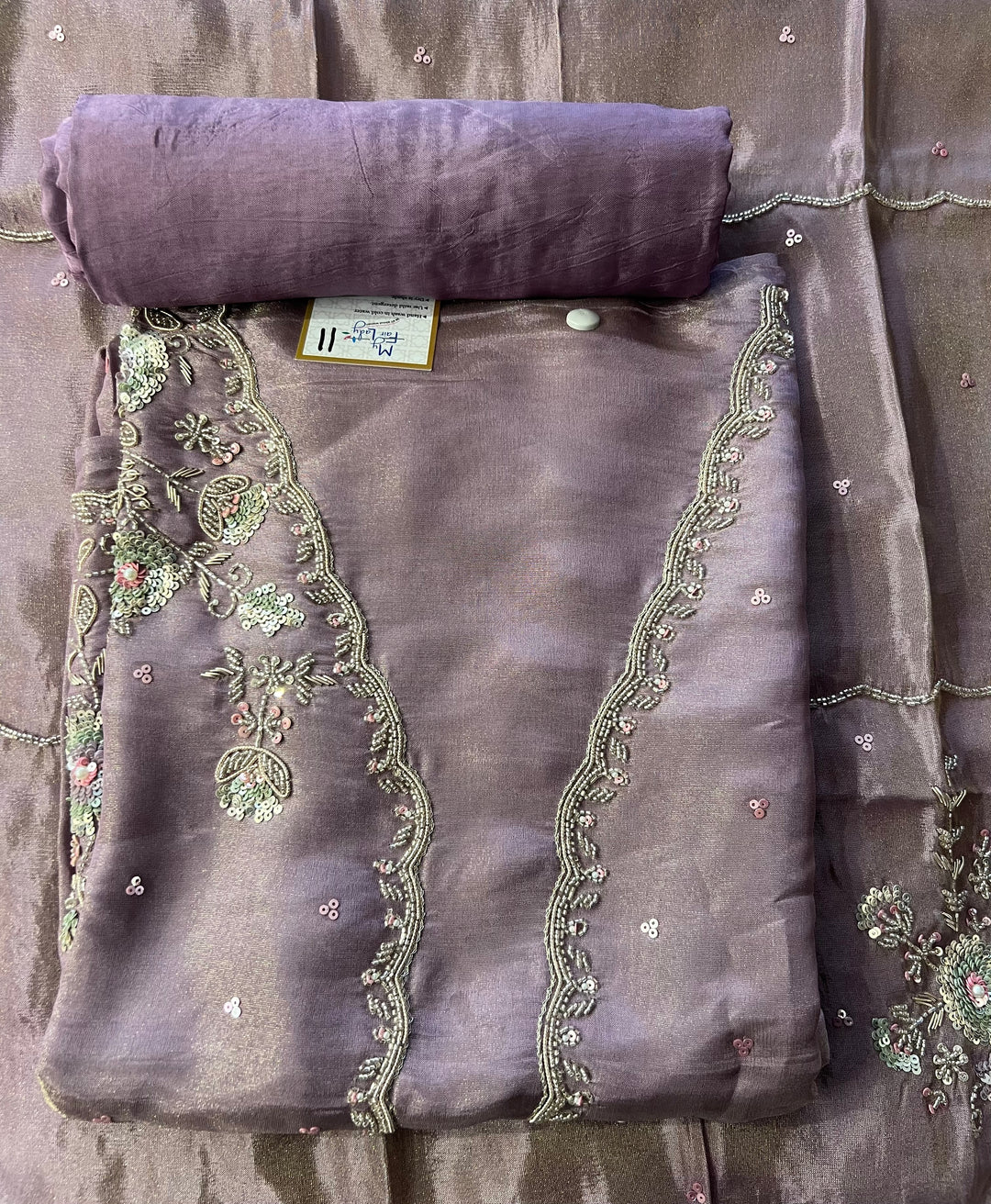 DESIGNER UNSTITCHED DRESS MATERIAL-MAMT11