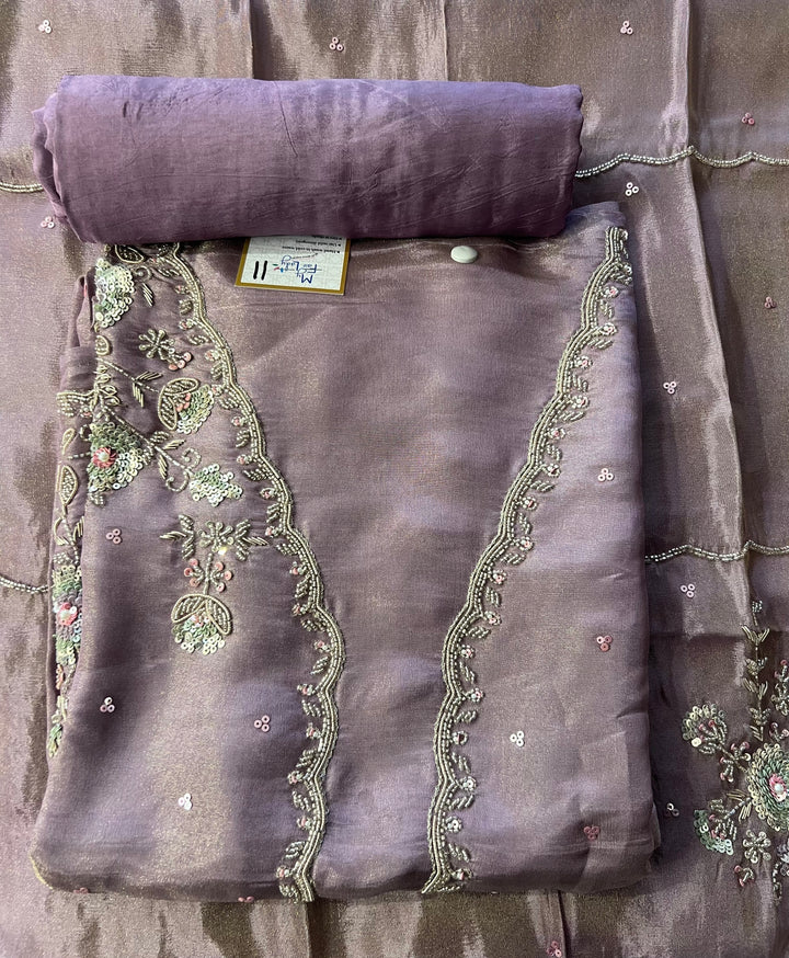 DESIGNER UNSTITCHED DRESS MATERIAL-MAMT11