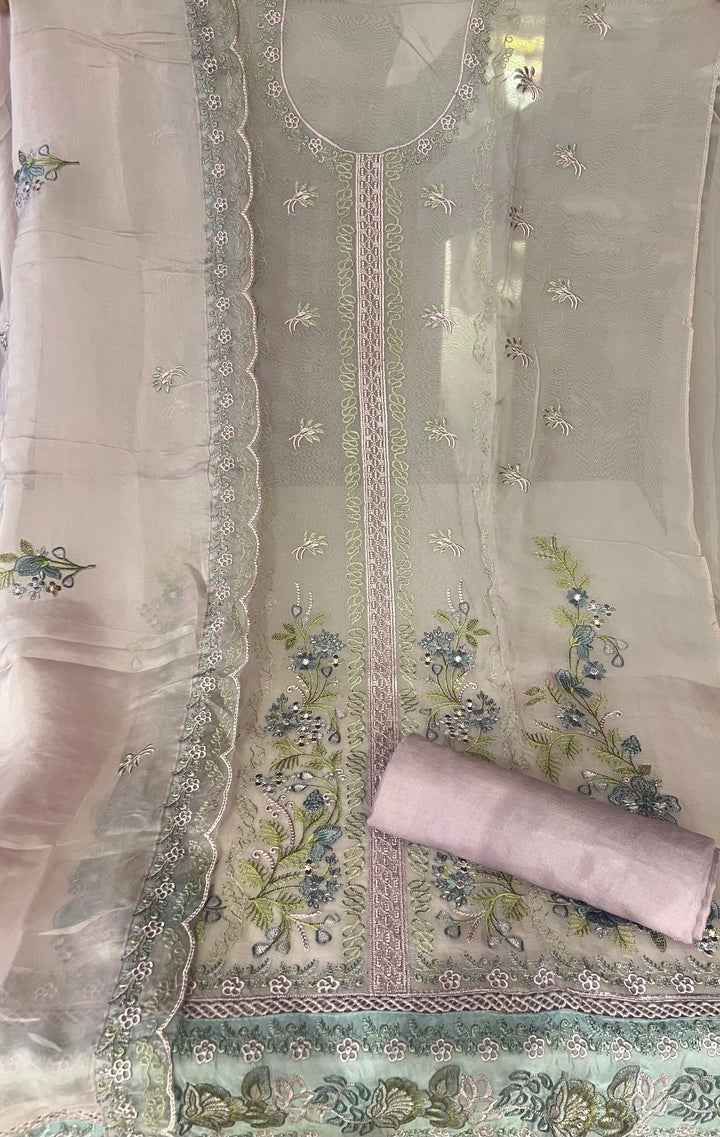 DESIGNER UNSTITCHED DRESS MATERIAL-MAMT07