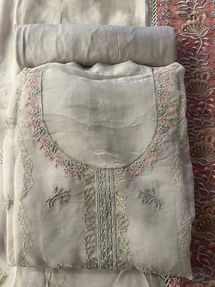 DESIGNER UNSTITCHED DRESS MATERIAL-MAMT07