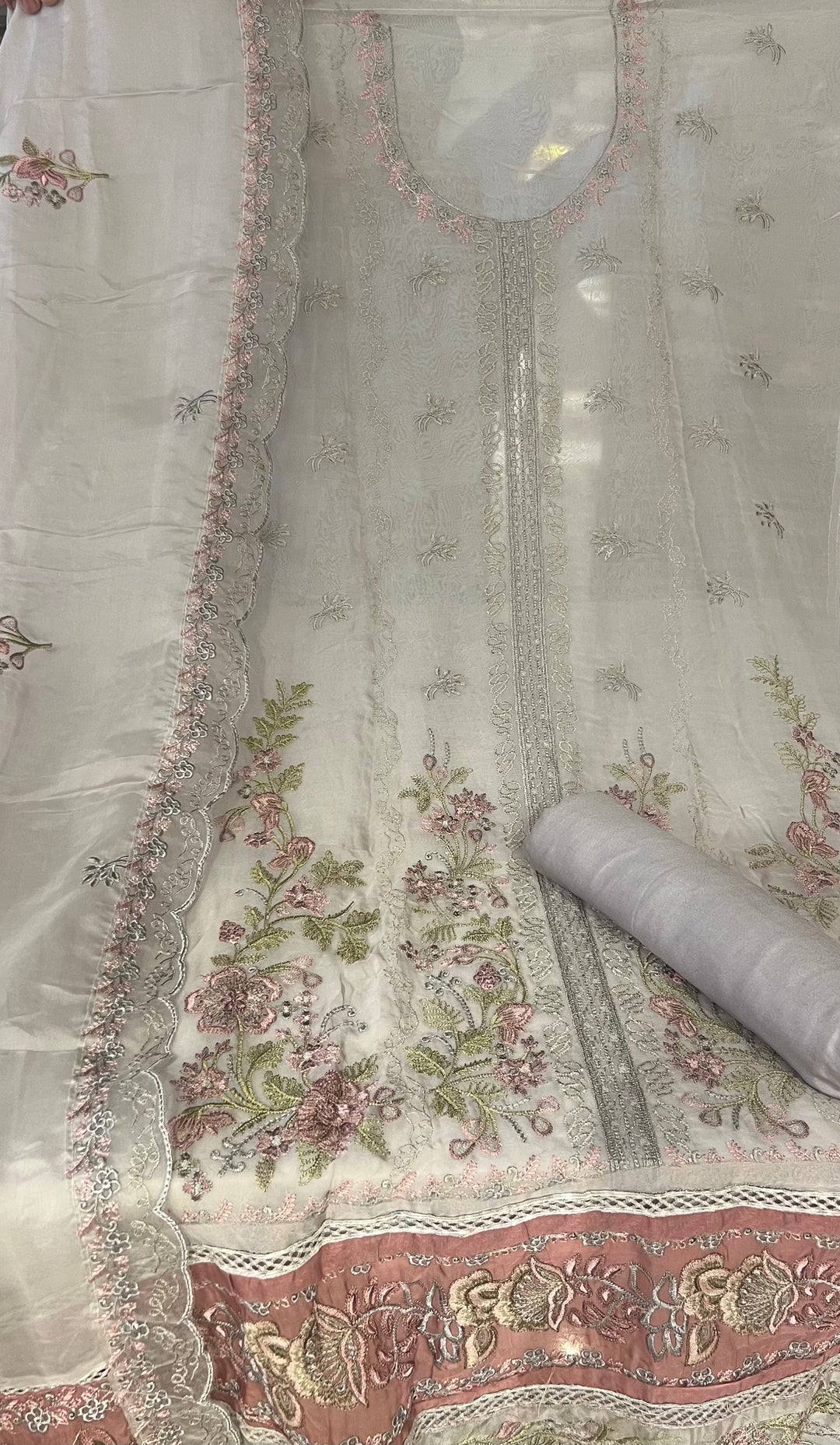 DESIGNER UNSTITCHED DRESS MATERIAL-MAMT07