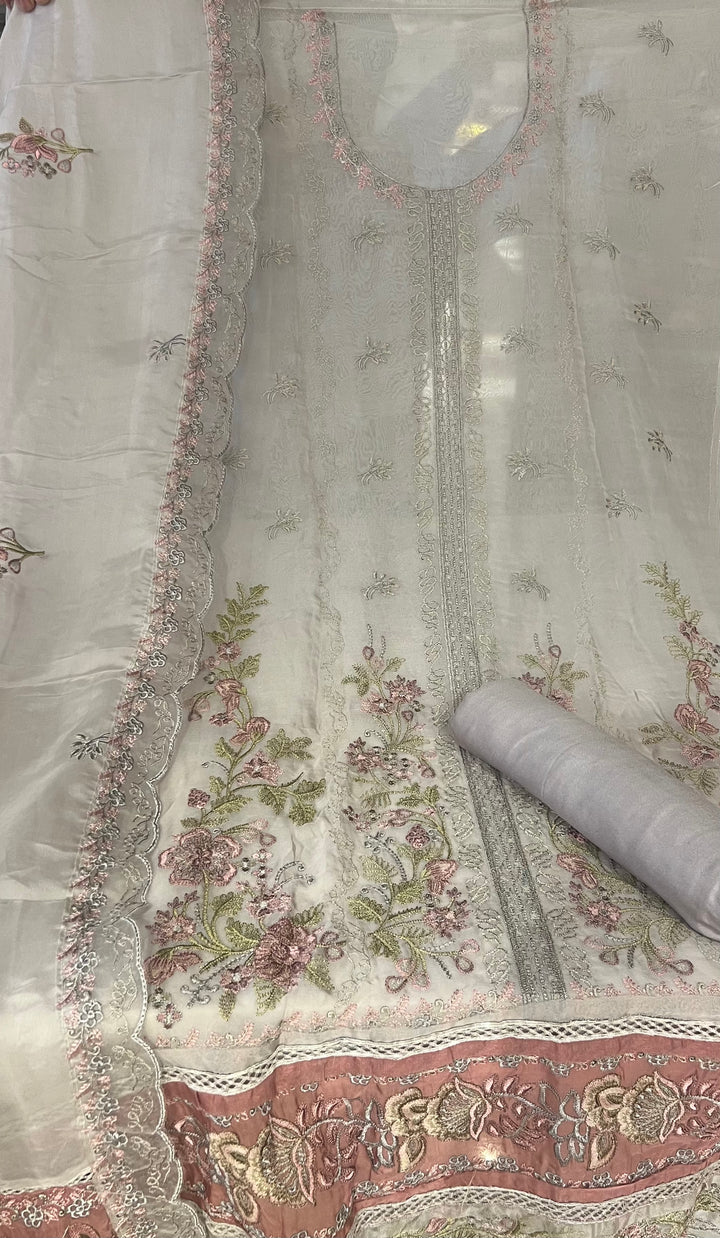 DESIGNER UNSTITCHED DRESS MATERIAL-MAMT07