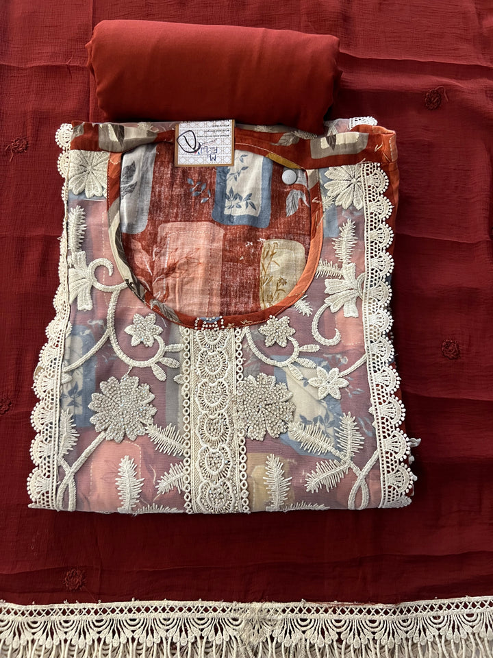 UNSTICHED DESIGNER SUIT - IKBN01/16/10