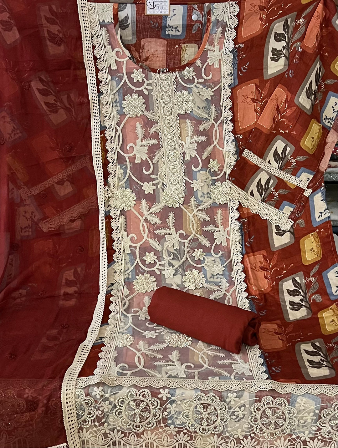 UNSTICHED DESIGNER SUIT - IKBN01/16/10