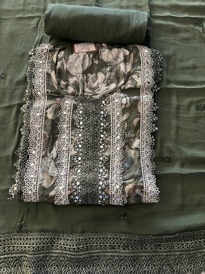 UNSTICHED DESIGNER SUIT - IKMC05/16/15