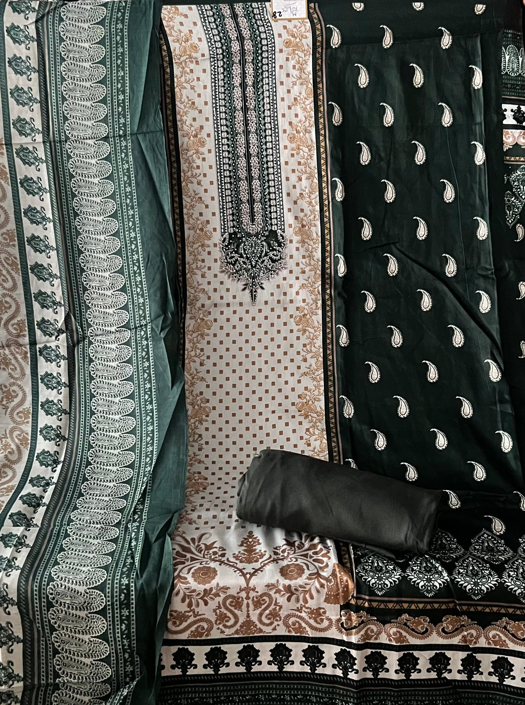 DESIGNER UNSTITCHED DRESS MATERIAL - BTMF28