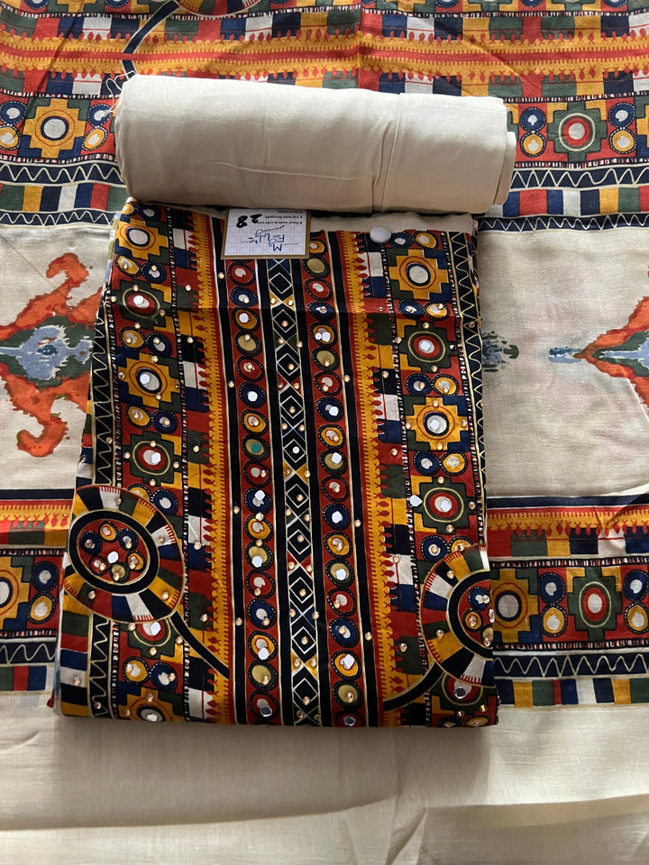 DESIGNER UNSTITCHED DRESS MATERIAL - BTMF28